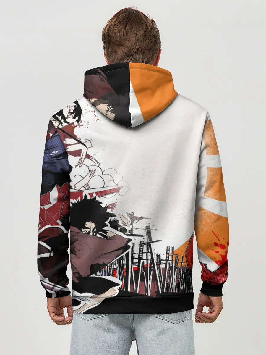 Худи мужской база хлопок / Афросамурай аниме