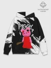 Худи мужской база хлопок / ROBLOX PIGGY - СВИНКА ПИГГИ