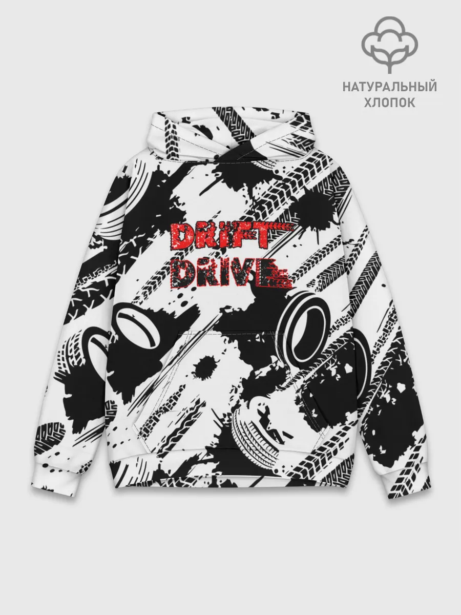 Худи мужской база хлопок / Drift