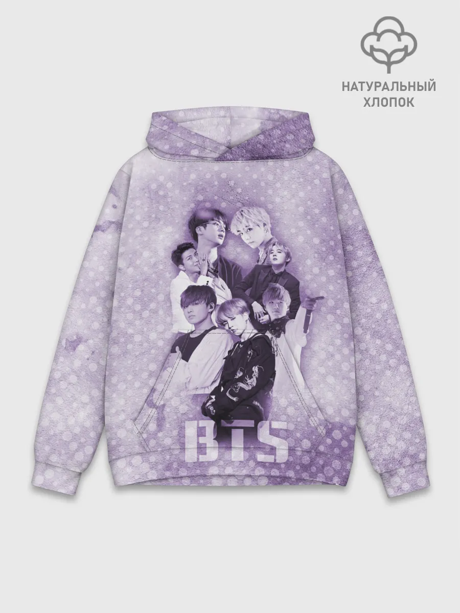 Худи мужской база хлопок / BTS