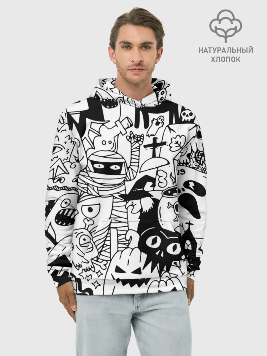 Худи мужской база хлопок / Halloween