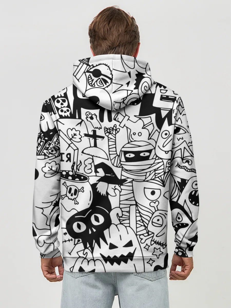 Худи мужской база хлопок / Halloween