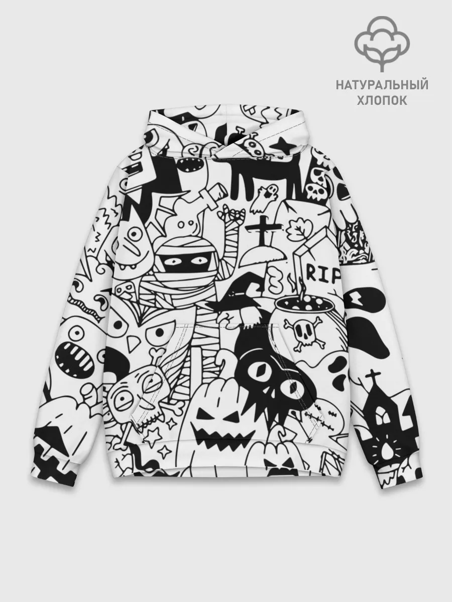 Худи мужской база хлопок / Halloween