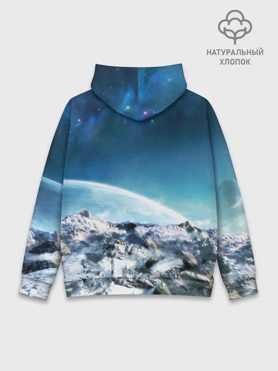 Худи мужской база хлопок / Космос