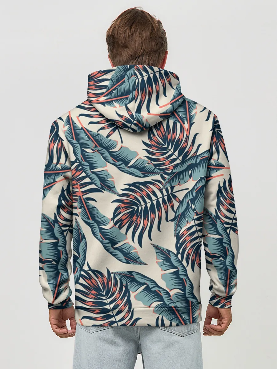 Худи мужской база хлопок / Тихие тропики