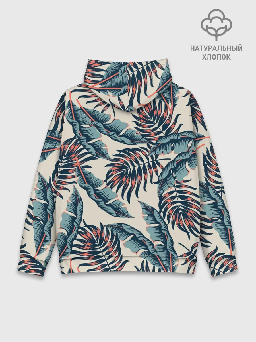 Худи мужской база хлопок / Тихие тропики