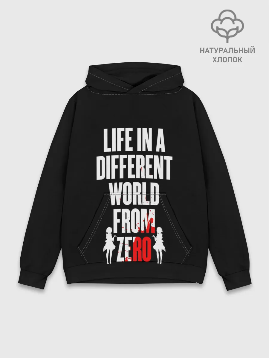 Худи мужской база хлопок / Re:Zero