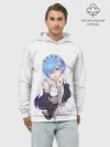 Худи мужской база хлопок / Re:Zero
