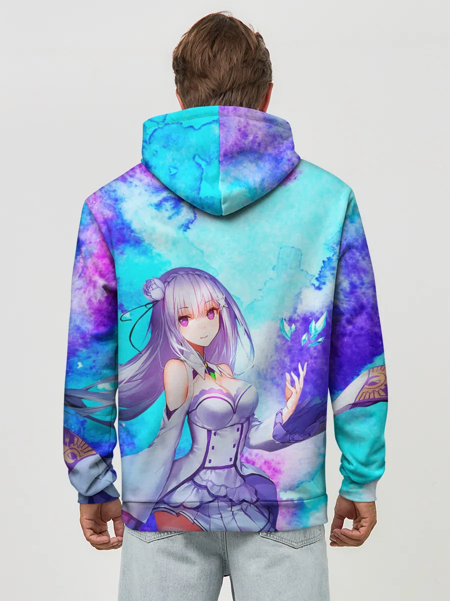 Худи мужской база хлопок / Re:Zero