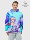 Худи мужской база хлопок / Re:Zero
