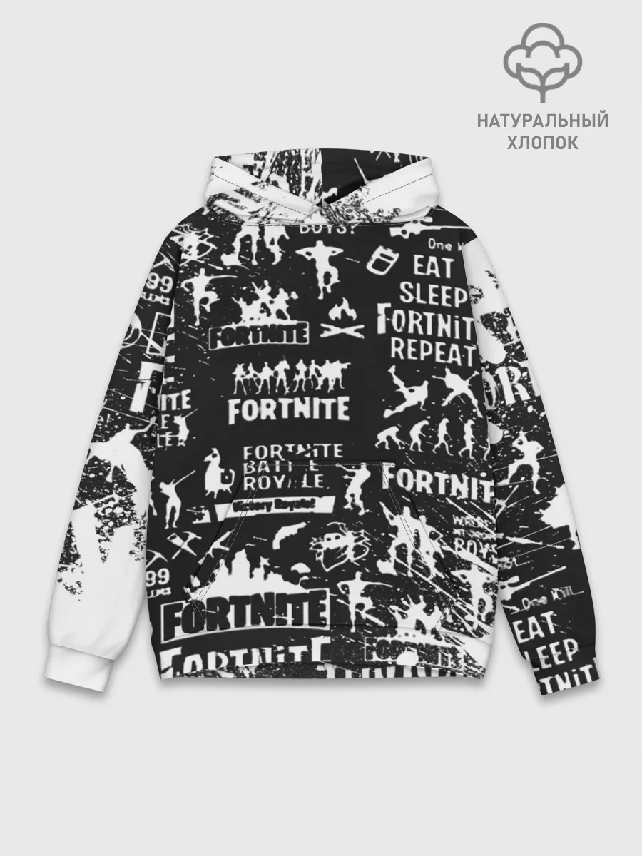 Худи мужской база хлопок / Fortnite.