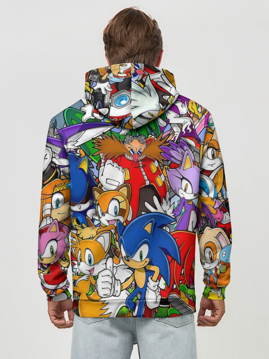 Худи мужской база хлопок / Sonic.