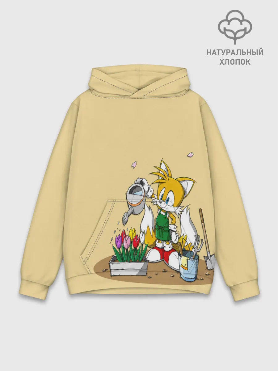 Худи мужской база хлопок / Sonic.