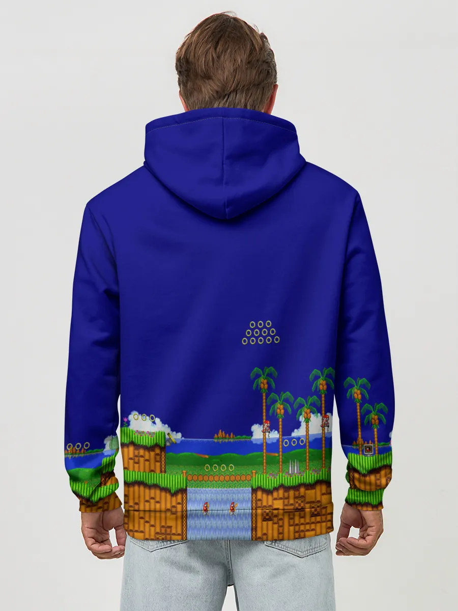 Худи мужской база хлопок / Sonic.