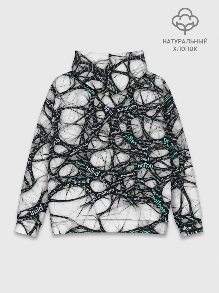 Худи мужской база хлопок / NEIROLINK