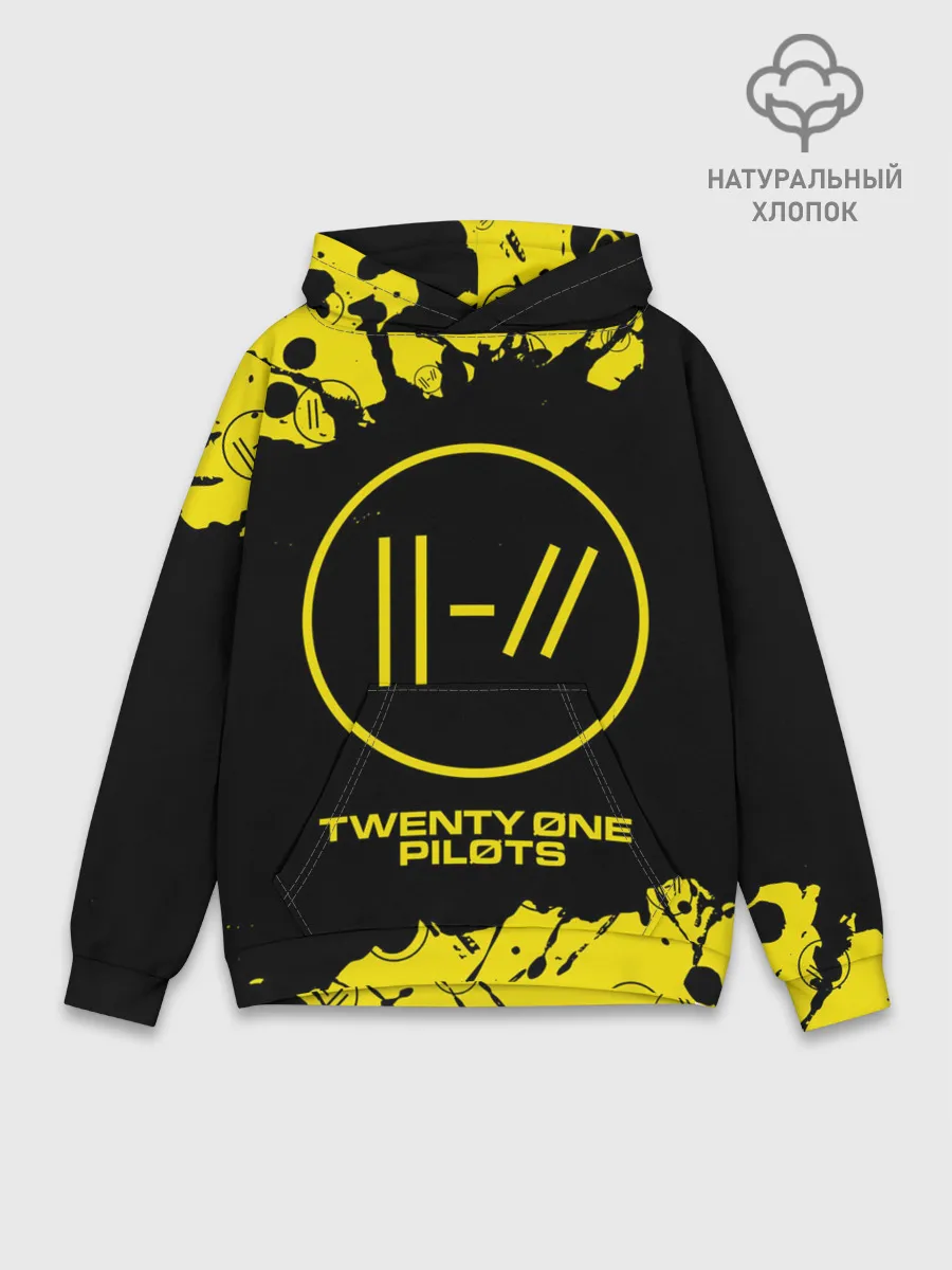 Худи мужской база хлопок / TWENTY ONE PILOTS / 21 PILOTS