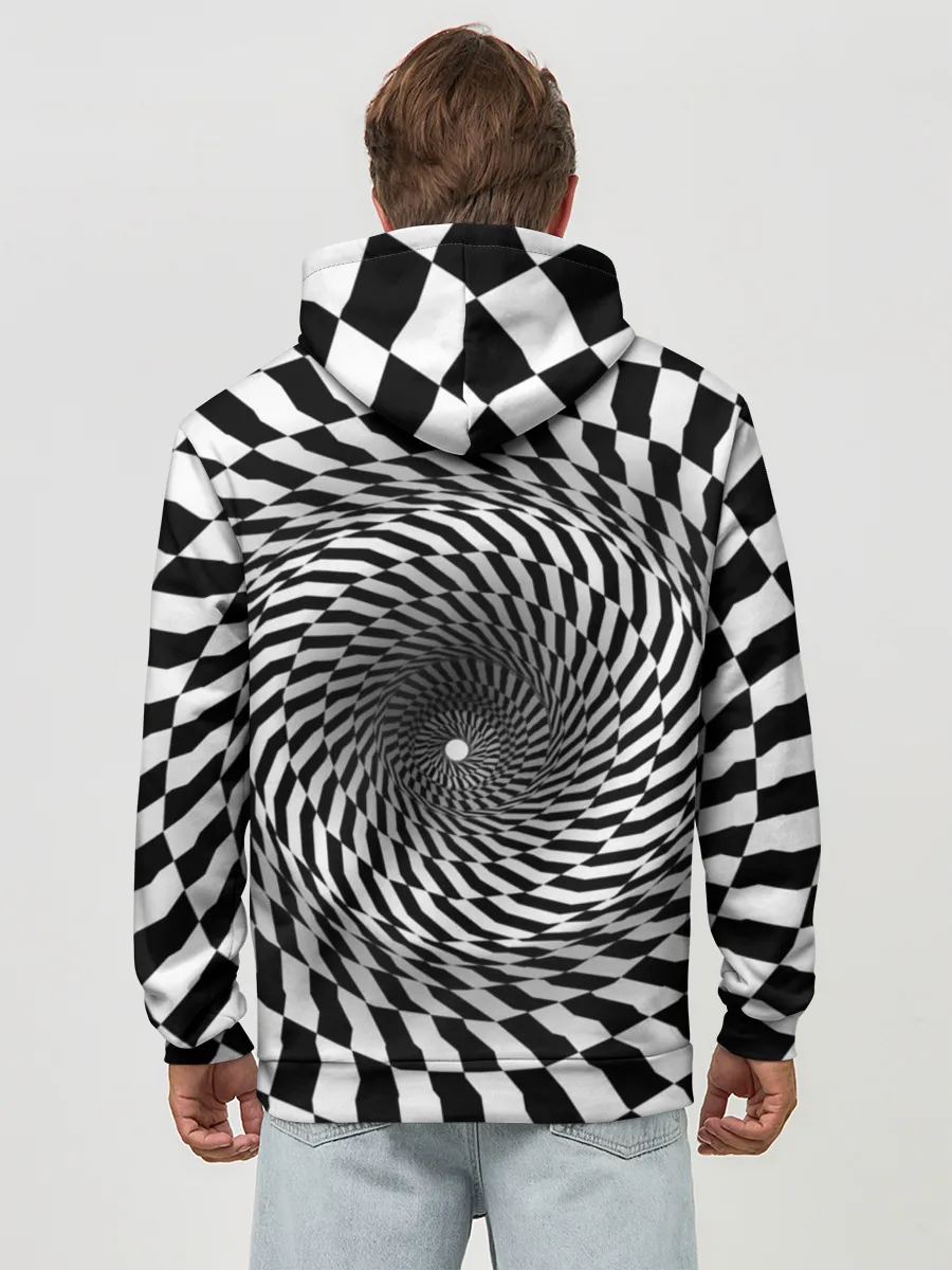 Худи мужской база хлопок / иллюзия