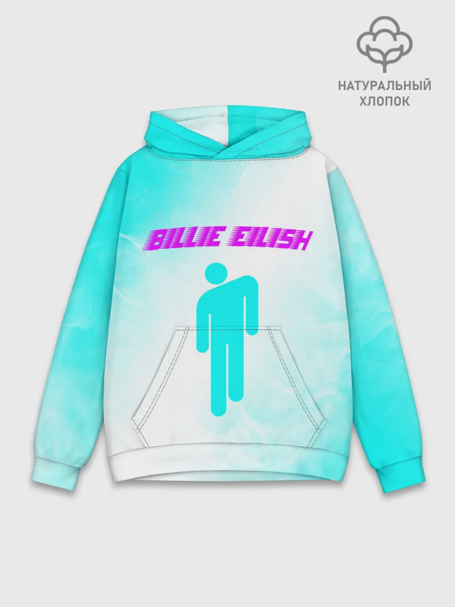 Худи мужской база хлопок / BILLIE EILISH / БИЛЛИ АЙЛИШ