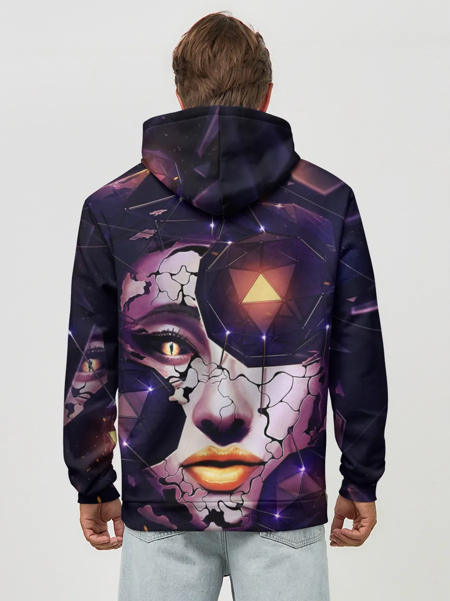 Худи мужской база хлопок / Лицо