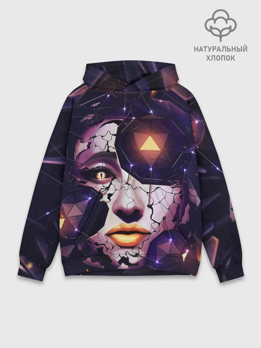 Худи мужской база хлопок / Лицо