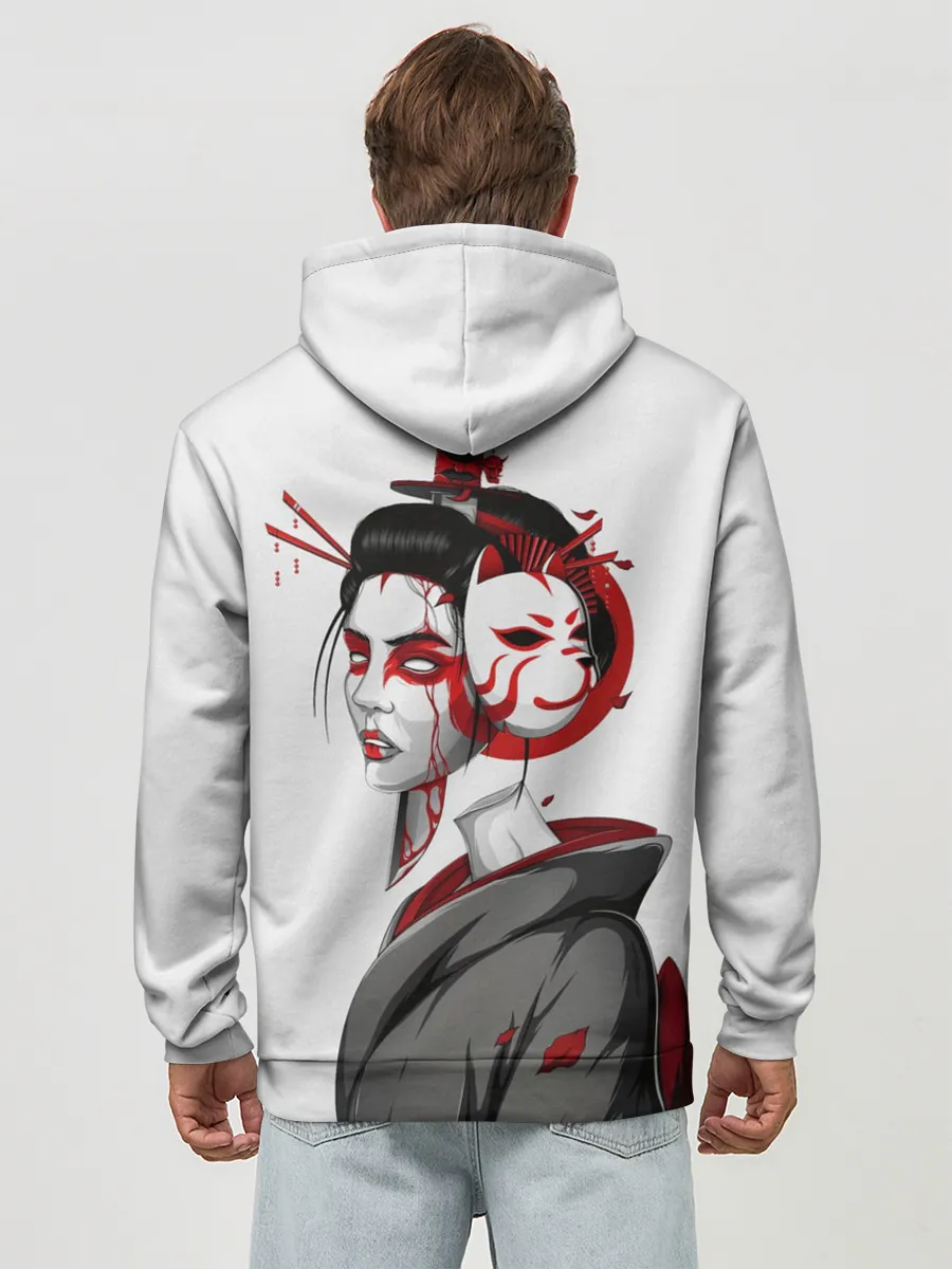 Худи мужской база хлопок / Гейша