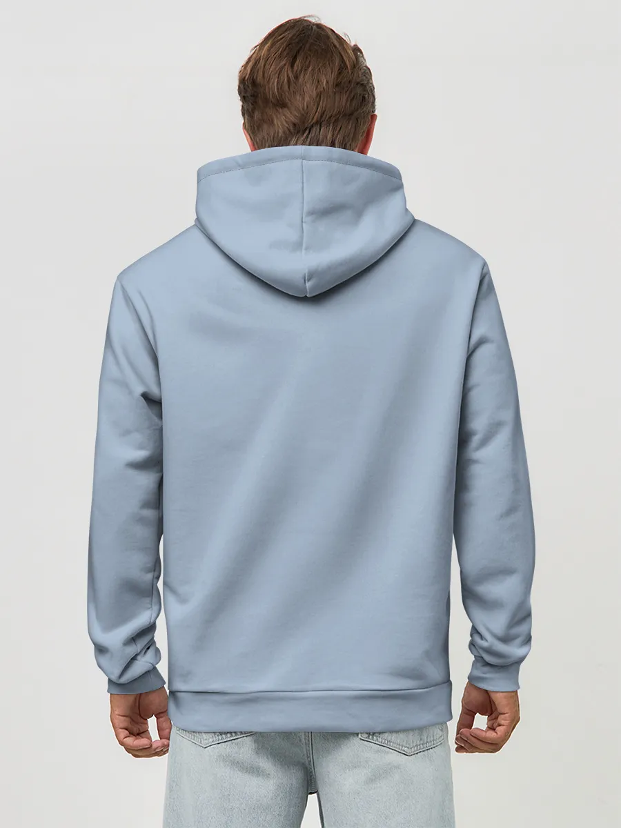 Худи мужской база хлопок / Голодный котейка