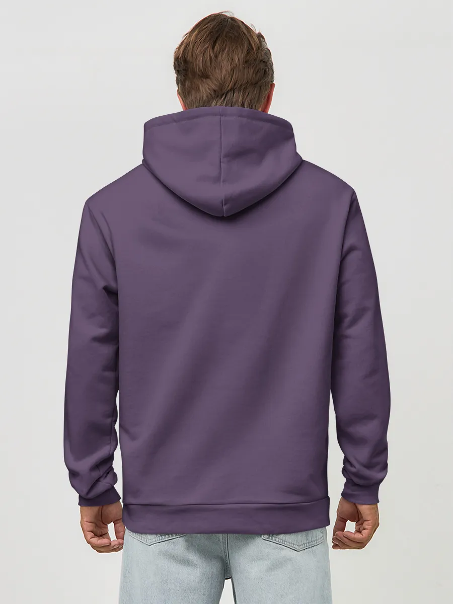 Худи мужской база хлопок / Довольный кот