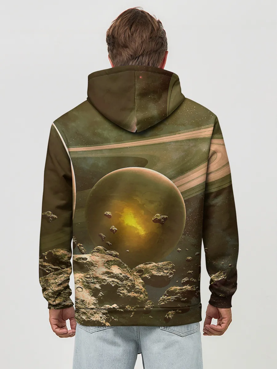 Худи мужской база хлопок / Saturn