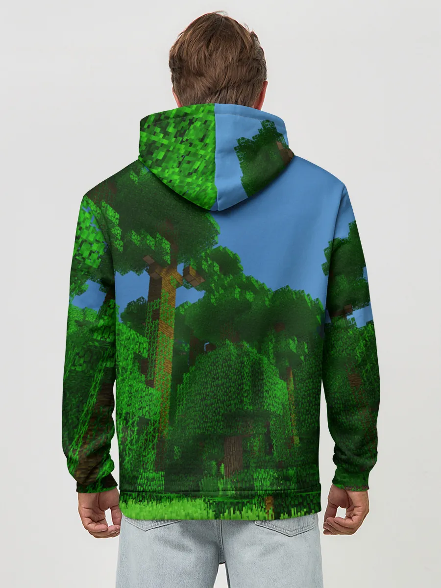 Худи мужской база хлопок / minecraft