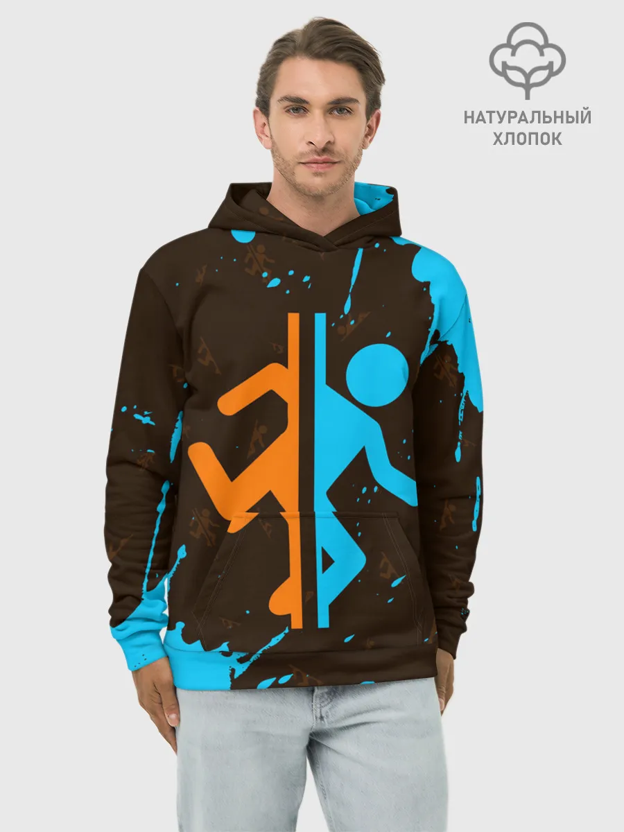 Худи мужской база хлопок / PORTAL / ПОРТАЛ