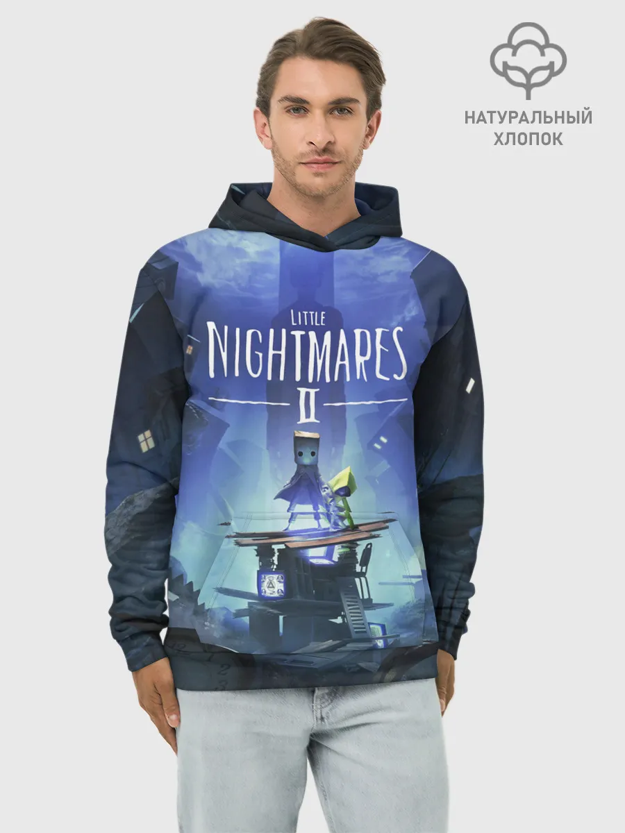 Худи мужской база хлопок / Little Nightmares 2