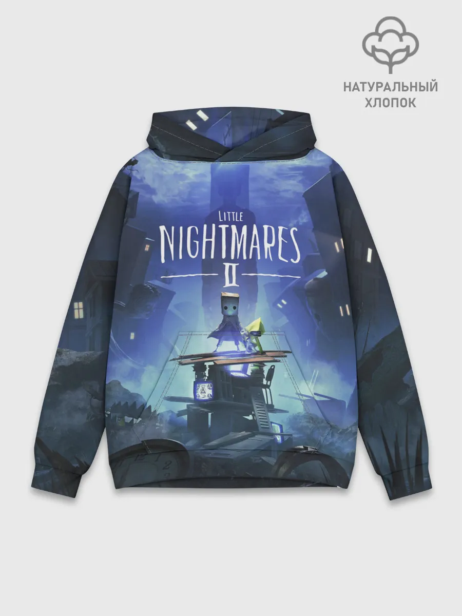 Худи мужской база хлопок / Little Nightmares 2