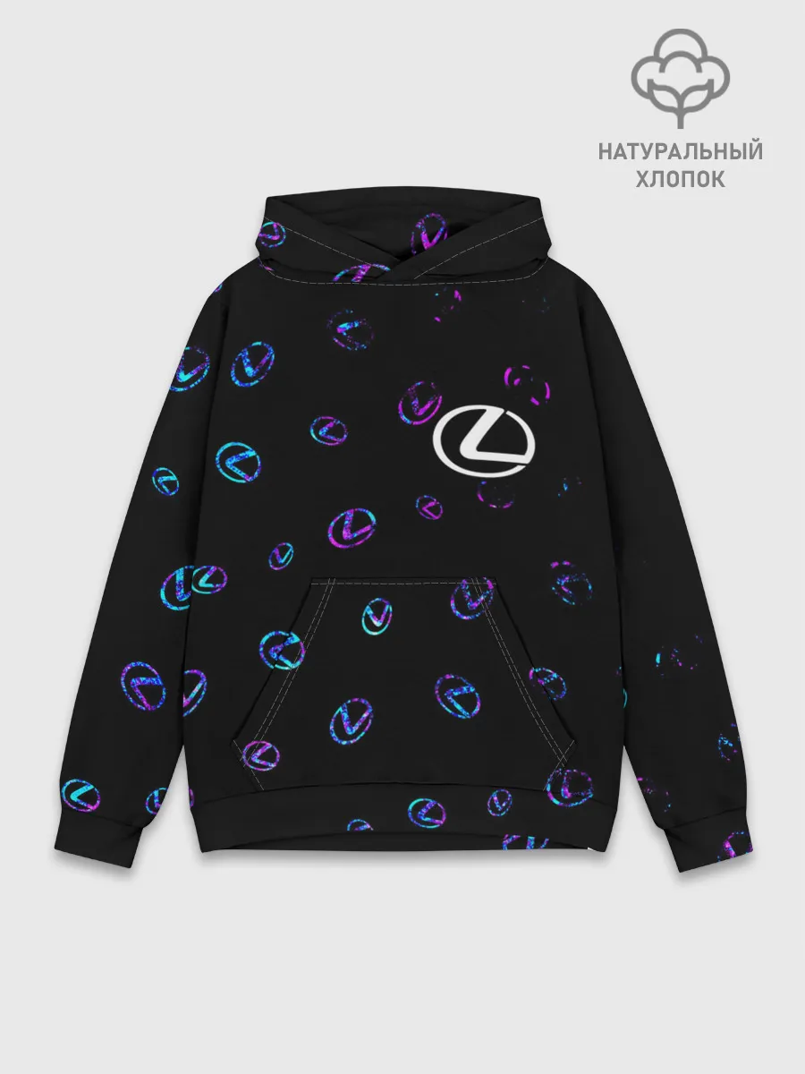 Худи мужской база хлопок / LEXUS / ЛЕКСУС