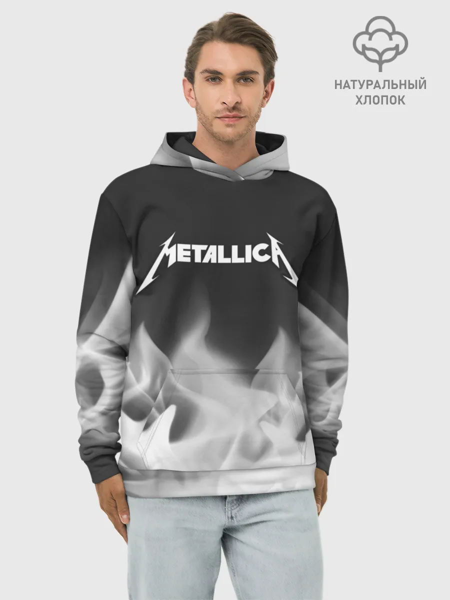Худи мужской база хлопок / METALLICA / МЕТАЛЛИКА