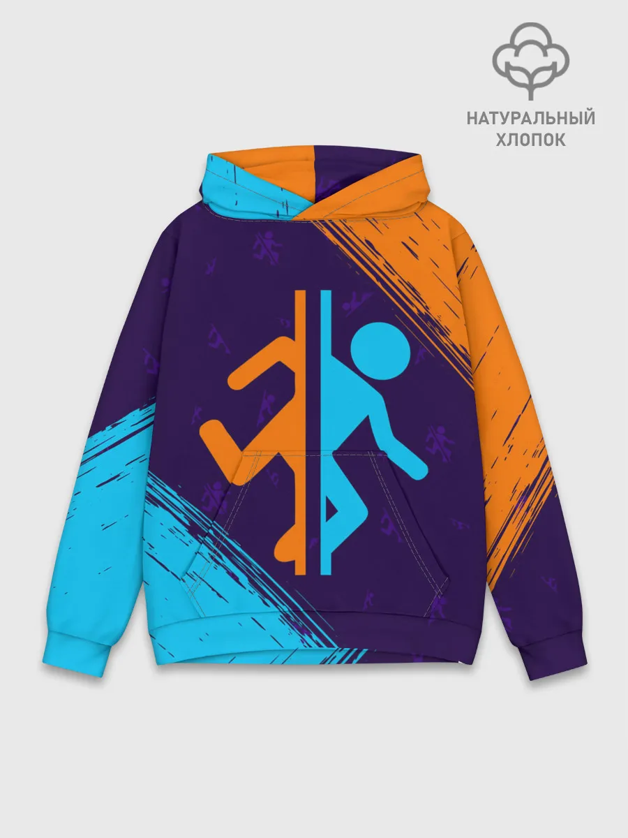 Худи мужской база хлопок / PORTAL / ПОРТАЛ