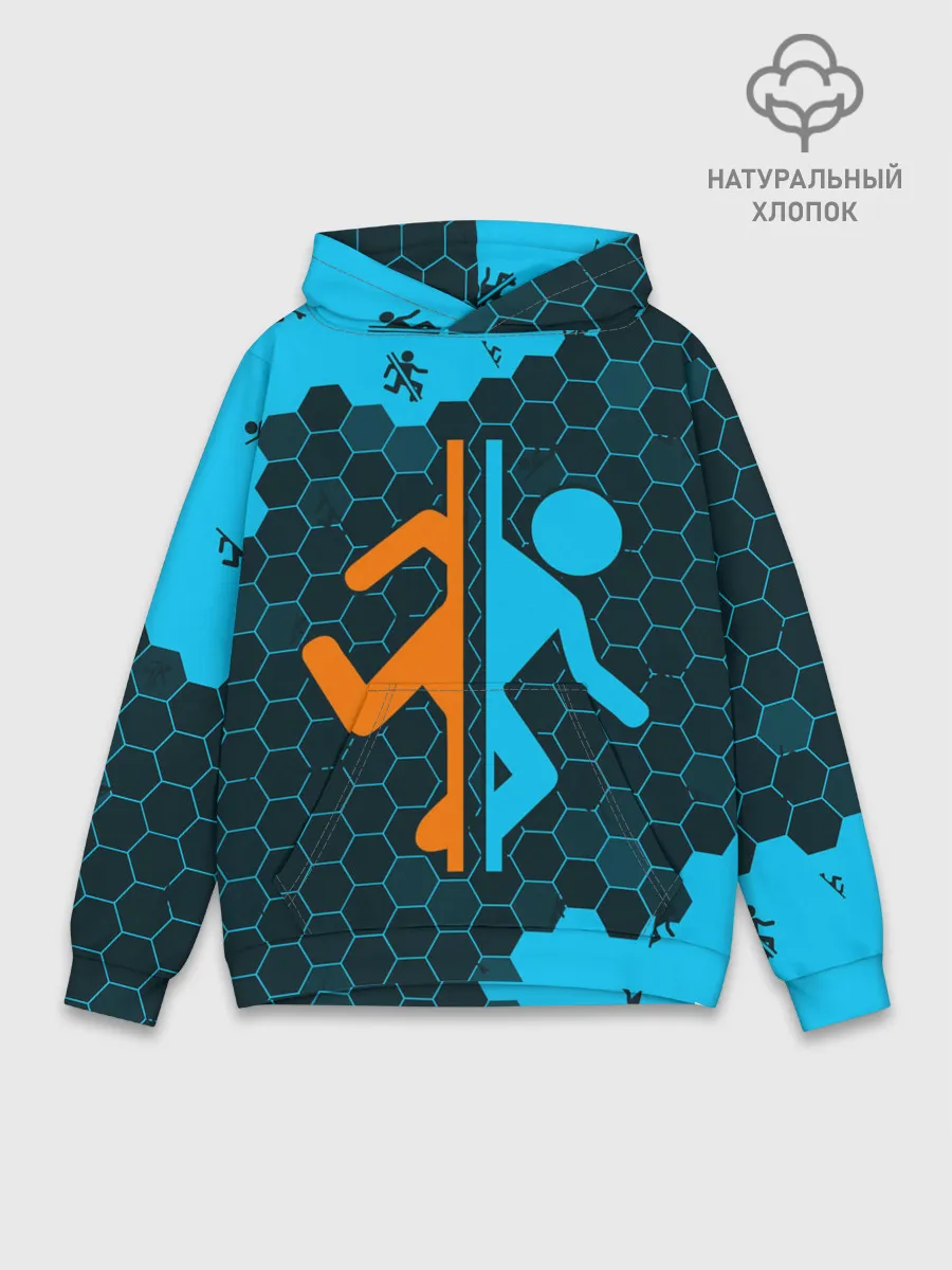 Худи мужской база хлопок / PORTAL / ПОРТАЛ