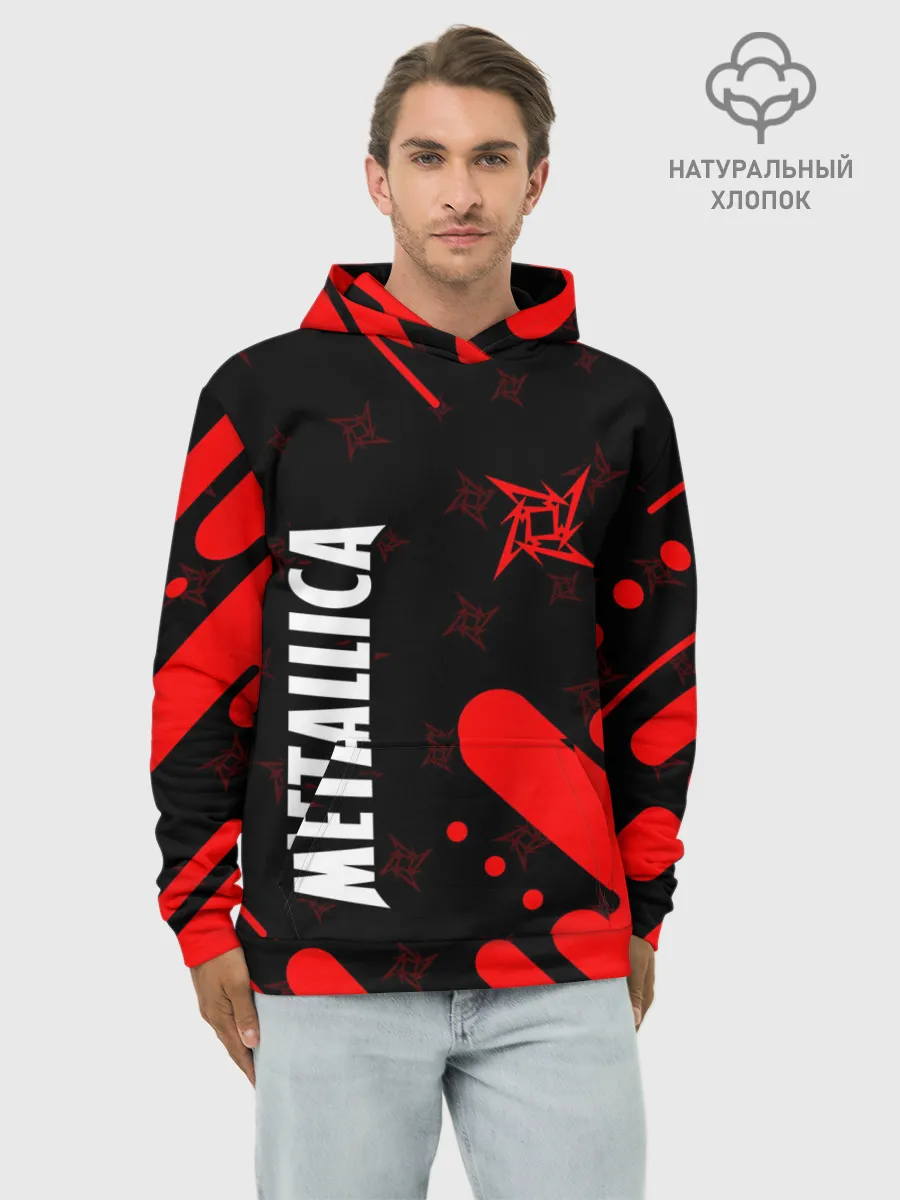 Худи мужской база хлопок / METALLICA / МЕТАЛЛИКА