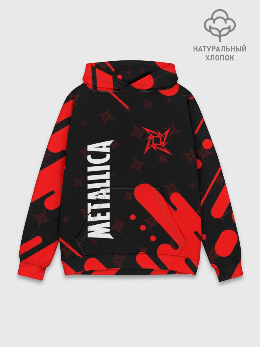 Худи мужской база хлопок / METALLICA / МЕТАЛЛИКА