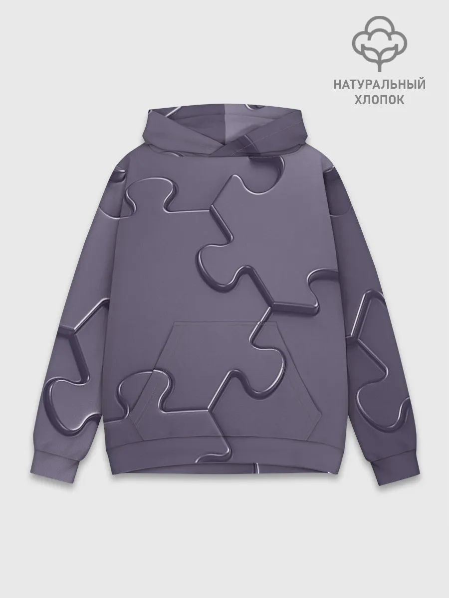 Худи мужской база хлопок / Puzzles