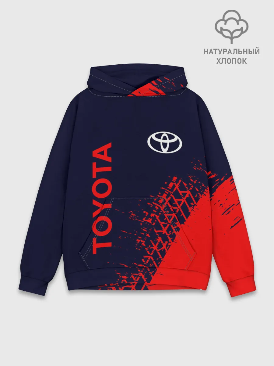 Худи мужской база хлопок / TOYOTA / ТОЙОТА