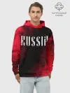 Худи мужской база хлопок / RUSSIA / РОССИЯ