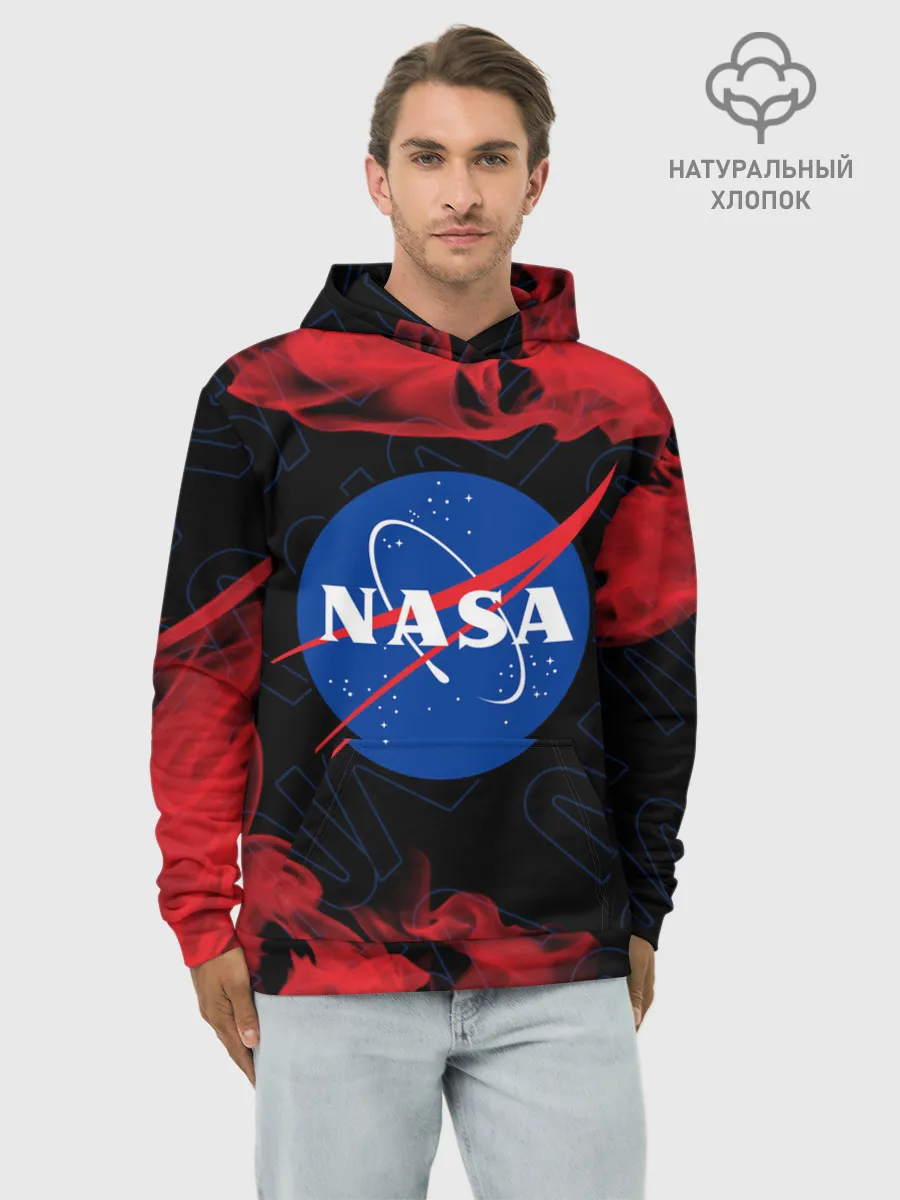 Худи мужской база хлопок / NASA / НАСА