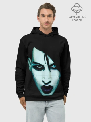 Худи мужской база хлопок / Marilyn Manson