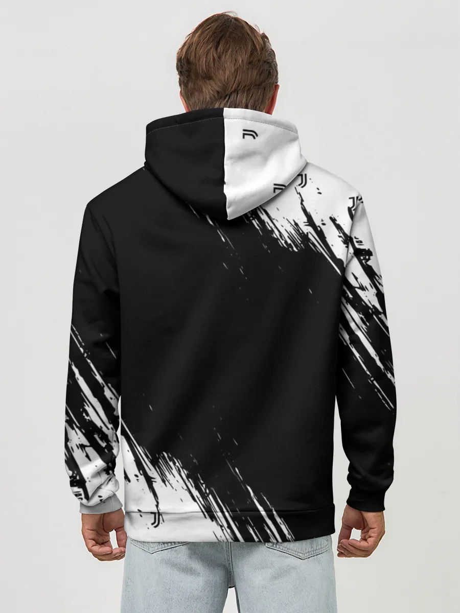 Худи мужской база хлопок / JUVENTUS / ЮВЕНТУС