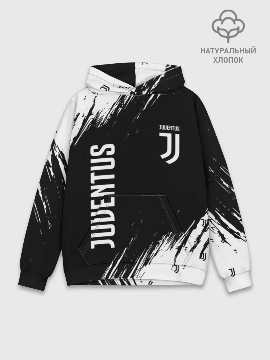 Худи мужской база хлопок / JUVENTUS / ЮВЕНТУС