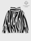 Худи мужской база хлопок / Zebra
