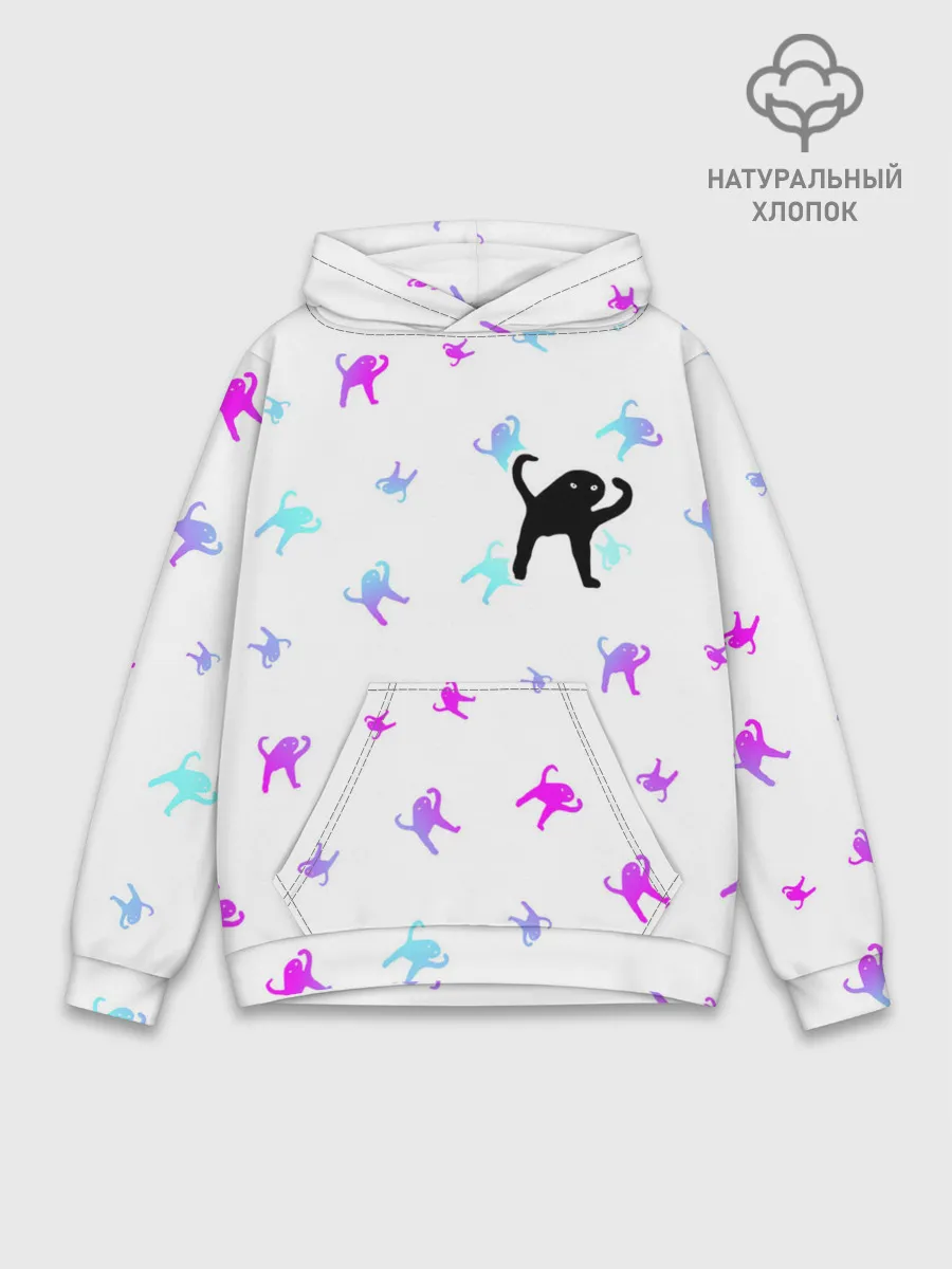 Худи мужской база хлопок / ЪУЪ СЪУКА