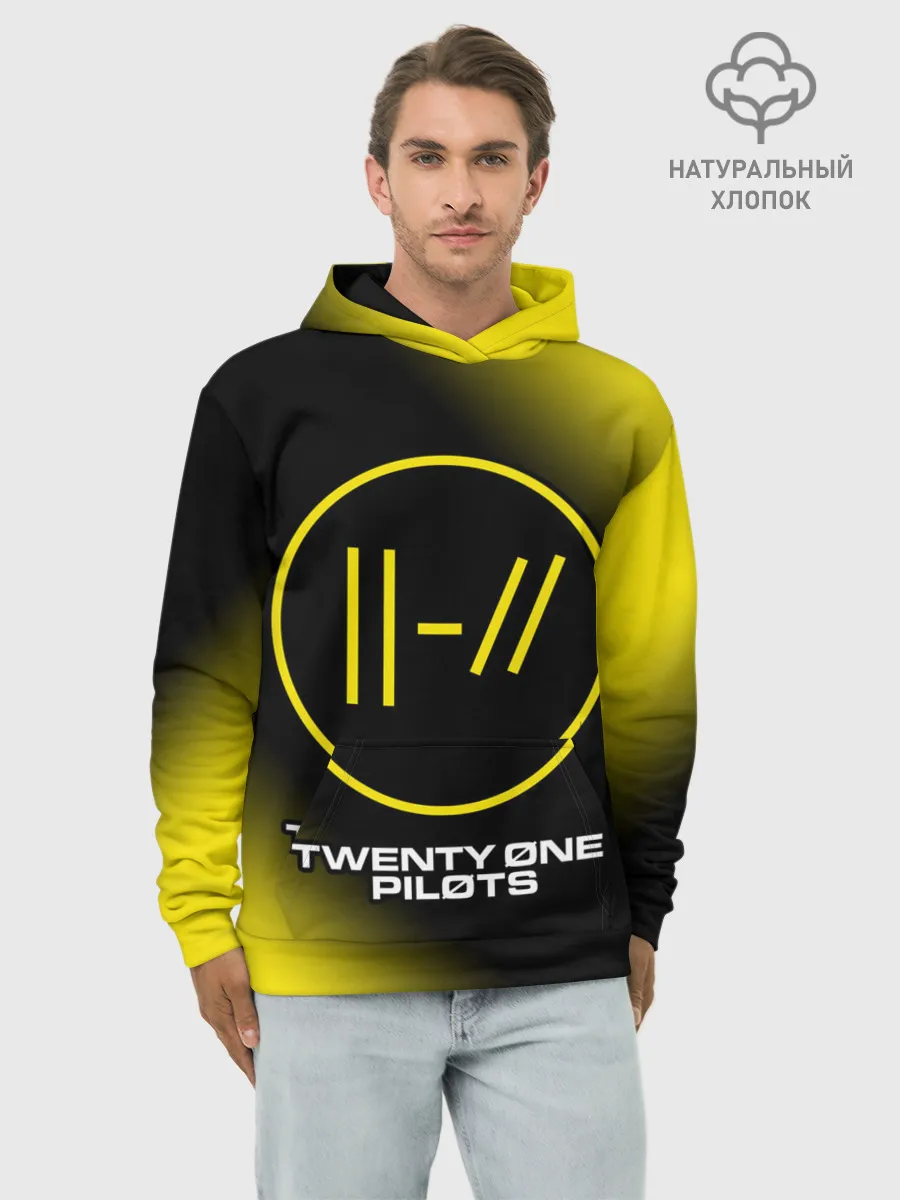 Худи мужской база хлопок / TWENTY ONE PILOTS / 21 PILOTS