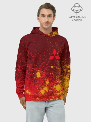 Худи мужской база хлопок / MITSUBISHI / МИТСУБИСИ