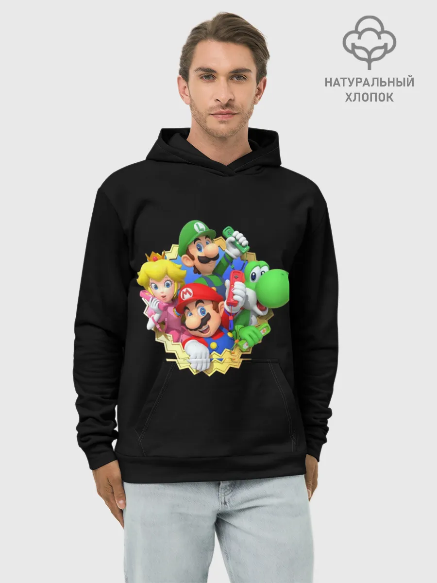 Худи мужской база хлопок / Марио